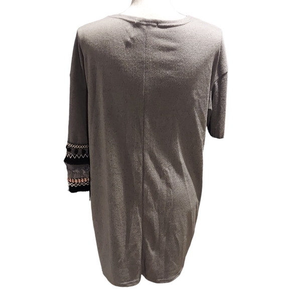 Andthewhy cardigan womens small gray - Picture 3 of 5